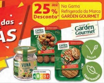 Auchan Refeição garden gourmet promoção