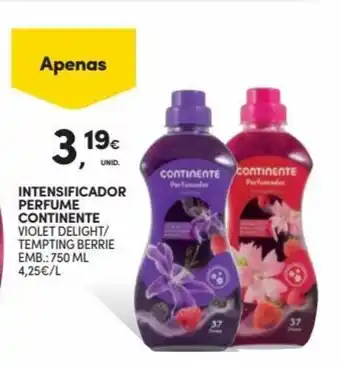 Continente Intensificador Perfume Continente promoção