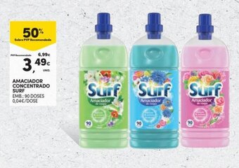 Continente Amaciador Concentrado Surf promoção