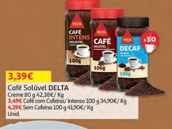 Auchan Café solúvel delta promoção