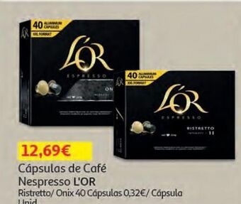 Auchan Cápsulas l'or promoção