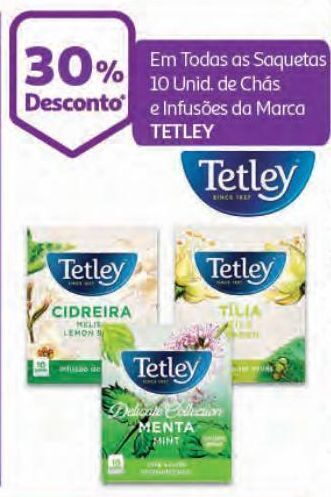 Auchan Infusão tetley promoção