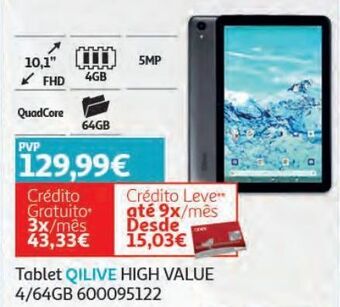Tablet 10.1'' qilive