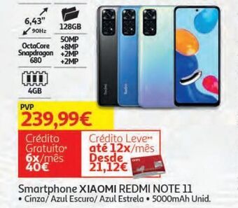 Auchan Smartphone xiaomi promoção