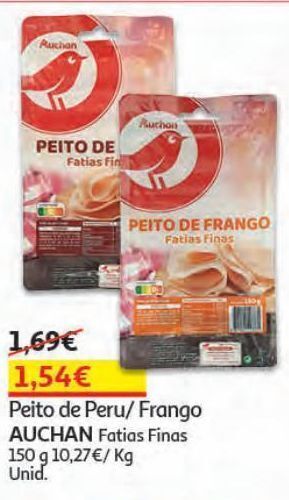 Auchan Peito de perú auchan promoção