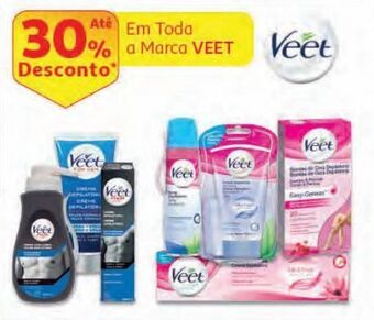 Auchan Cera depilatória veet promoção