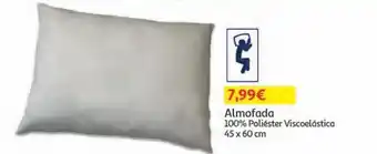 Almofada 100% pol 45x60cm viscoelastica