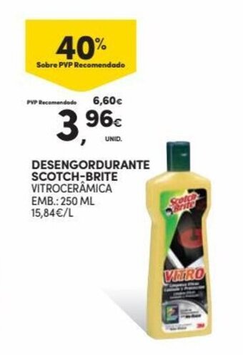 Continente Desengordurante Scotch Brite 250ml promoção