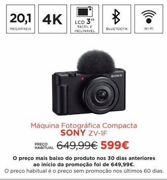 El Corte Inglés Câmera fotográfica sony promoção