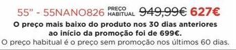 El Corte Inglés Tv 55'' led lg promoção