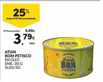 Continente Atum em lata bom petisco promoção