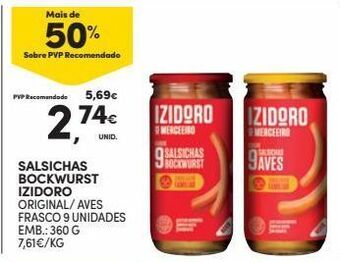 Continente Salsicha izidoro promoção