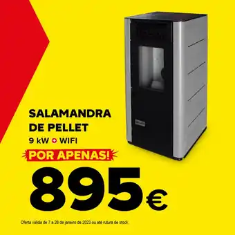 Brico Depôt Salamandra De Pellet 9KW promoção