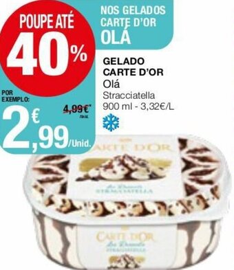 Intermarché Gelado Carte D'Or Olá 900ml promoção