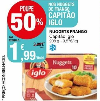 Intermarché Nuggets Frango Capitão Iglo 208g promoção