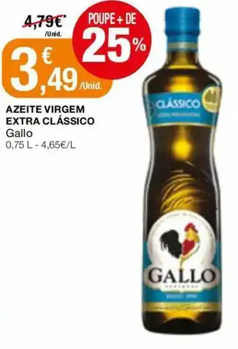 Intermarché Azeite Virgem Extra Clássico Gallo 0,75cl promoção