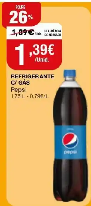 Refregerante C/Gás Pepsi 1,75L