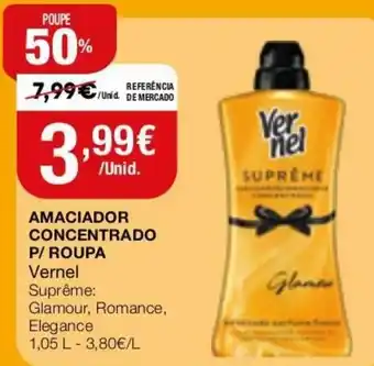 Intermarché Amaciador Concentrado P/Roupa Vernel 1,05L promoção