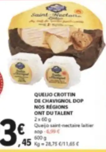 E.Leclerc Queijo Crottin de Chavignol Dop nos promoção