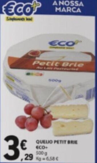 E.Leclerc Queijo Petit Brie Eco+ promoção