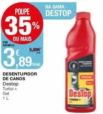 Intermarché Desentupidor de Canos Turbo+ Gel 1L promoção