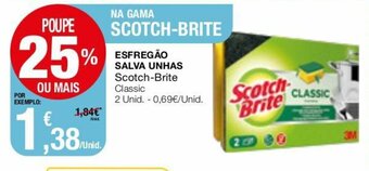 Esfregão Salva Unhas Scotch-Brite 2 Unid