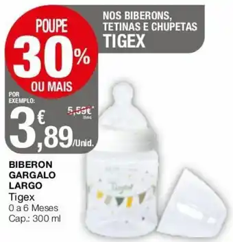 Biberon Gargalo Largo Tiger 300ml