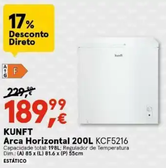 Worten Kunft Arca Horizontal 200L KCF5216 promoção