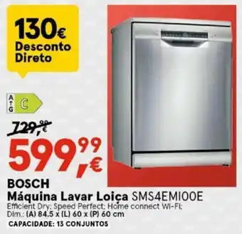 Worten Bosch Máquina Lavar Loiça SMS4EMI00E promoção