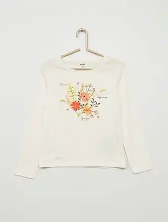 Kiabi T-shirt estampada - manga curta promoção