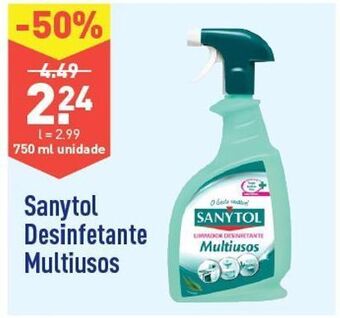 ALDI Desinfetante sanytol promoção