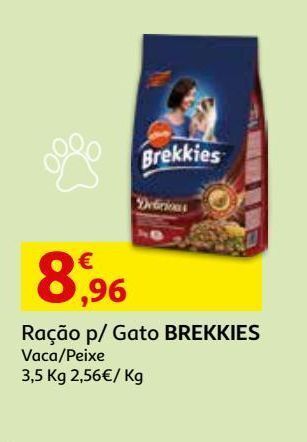 Auchan Ração gato brekkies promoção