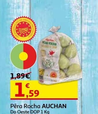 Pera rocha auchan do oeste dop 1 kg