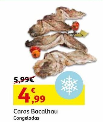 Auchan Caras bacalhau congeladas kg promoção