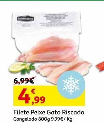 Auchan Filete peixe gato riscado congelado 800 gr promoção