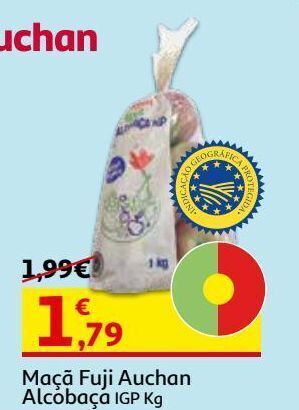 Maçã fuji auchan alcobaça igp 1 kg