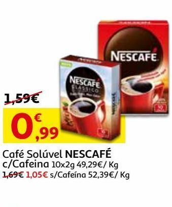 Auchan Cafe soluvel nescafé promoção