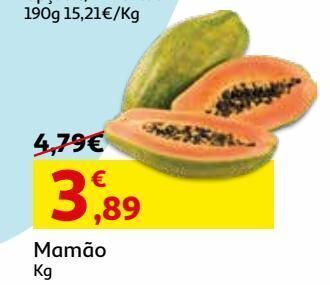 Auchan Mamão kg promoção