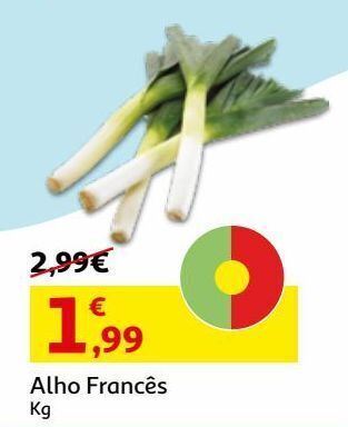 Auchan Alho francês kg promoção
