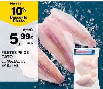 Continente Filetes Peixe Gato 1kg promoção