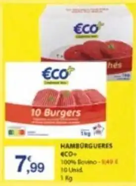E.Leclerc Hambúrguer eco+ promoção