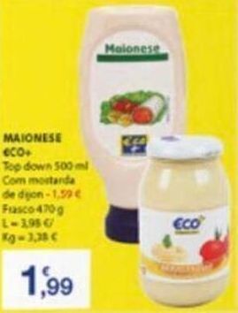 E.Leclerc Maionese eco+ promoção