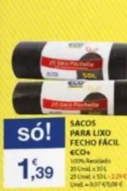 E.Leclerc Sacos de lixo eco+ promoção
