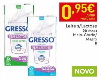 Recheio Leite sem lactose gresso promoção