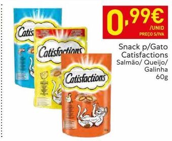 Recheio Ração para gatos catisfaction promoção