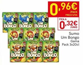 Sumo um bongo