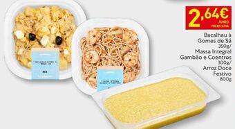 Recheio Bacalhau promoção