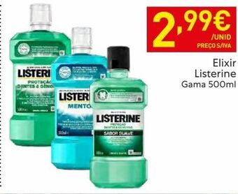 Recheio Elixir listerine promoção