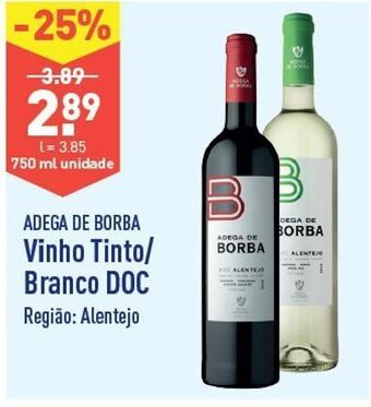 ALDI Vinhos adega de borba promoção