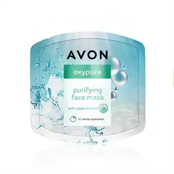 Avon Nutra effects oxypure máscara purificante para rosto promoção
